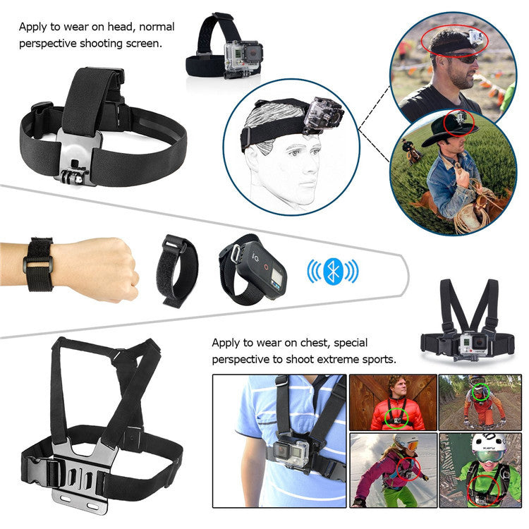 dfbb47f99fdb2d5911958b51530ae7b7GoPro 4 camera accessories kit